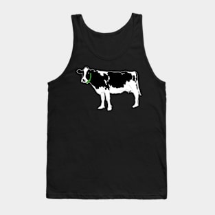 black and white cow Tank Top